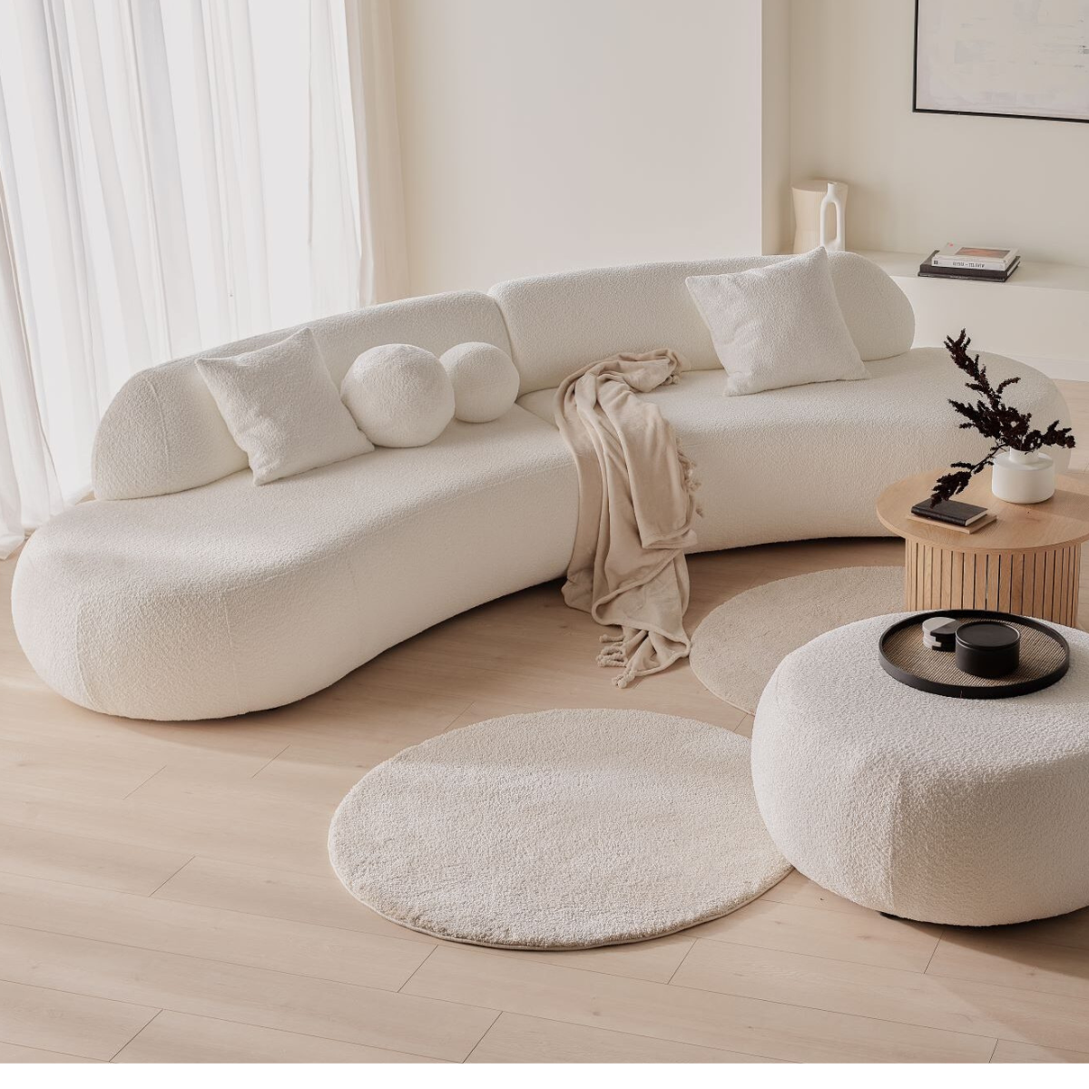 PZ HAVEN Beige design Indoor sofa